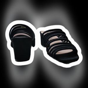 NIB sz. 8.5, Black Strappy Sandals, JustFab